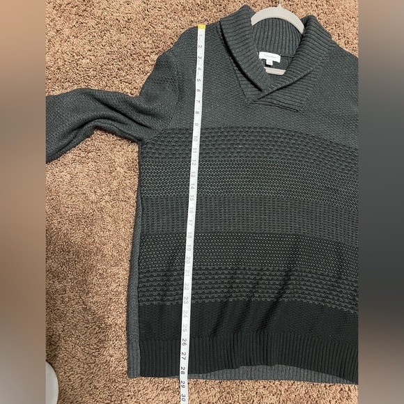 Men's Calvin Klein Knit Sweater with a Shawl Collar. Great condition. Sz-LG - Picture 9 of 9